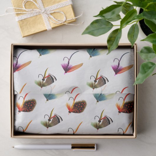 Visserijvliegen Tissuepapier (Geschenk)