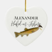 Visserijvloot Keramisch Ornament (Achterkant)