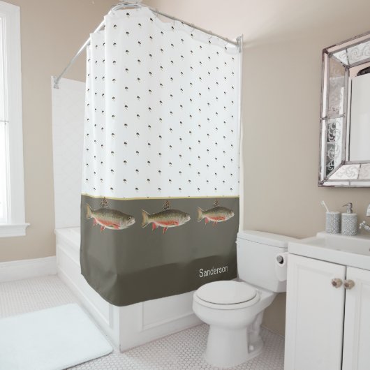 Visserijvloot, kustvisserij en forel douchegordijn (In situ)