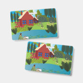 Vissers Badge (Voor- en achterkant)