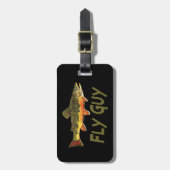 Vissers Bagagelabel (Voorkant verticaal)