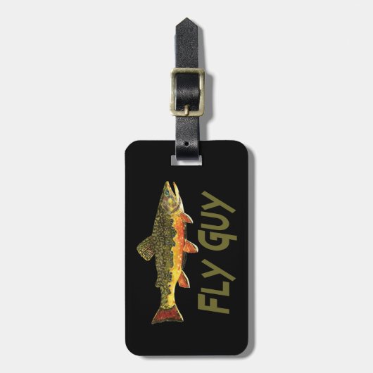 Vissers Bagagelabel (Voorkant verticaal)