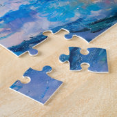 Vissers bij Zonsondergang Impressionistisch Kustsc Legpuzzel (Zijkant)