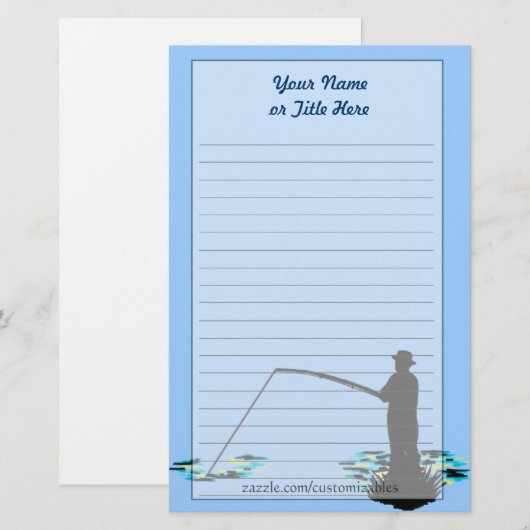 Vissers Briefpapier (Voorkant / Achterkant)