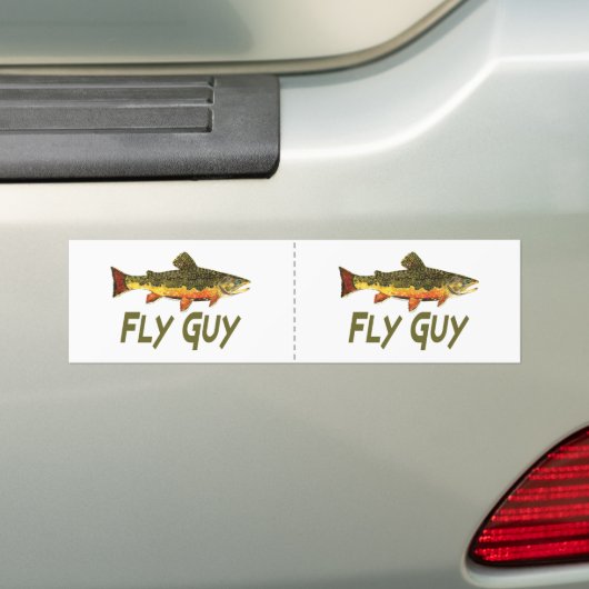 Vissers Bumpersticker (Op auto)