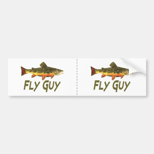 Vissers Bumpersticker (Voorkant)