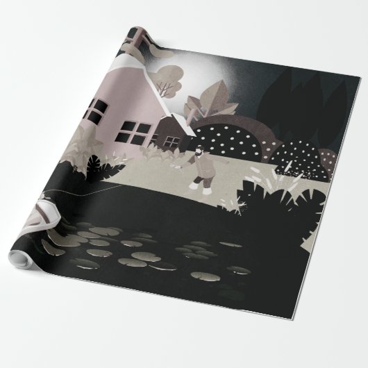 Vissers Cadeaupapier (Uitgerold)