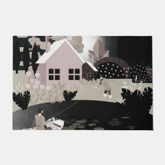 Vissers Deurmat (Voorkant)