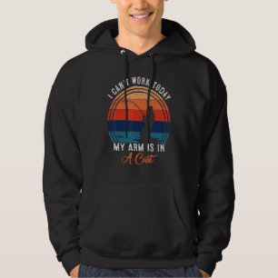 Vissers die ik vandaag niet kan werken, mijn arm i hoodie