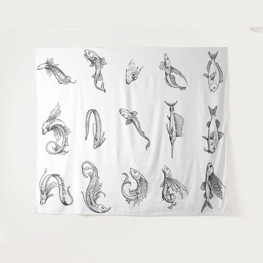 Vissers droomhout wandkleed (Voorkant (horizontaal))