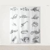 Vissers droomhout wandkleed (Voorkant)