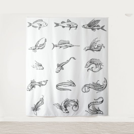 Vissers droomhout wandkleed (Voorkant)