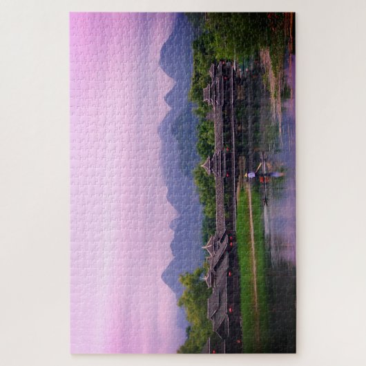 Vissers en soennieten - beroemde landschappen /Chi Legpuzzel (Verticaal)