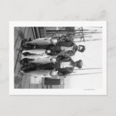 Vissers en zalm op Docks, Washington Briefkaart (Voorkant)