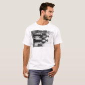 Vissers en zalm op Docks, Washington T-shirt (Voorkant volledig)