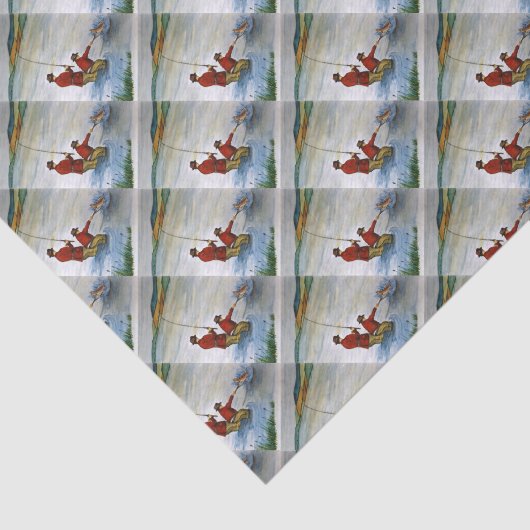 Vissers en zoons tissuepapier (Detail)