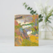 Vissers en zwemmers | Paul Gauguin Briefkaart (Staand voorkant)