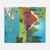 Vissers Fleece Deken (Voorkant (Horizontaal))