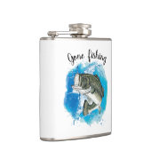 Vissers fles met vinylwikkel heupfles (Rechts)