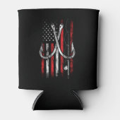 Vissers - Gevist - Amerikaanse vlag - Gevist Blikjeskoeler (Voorkant)