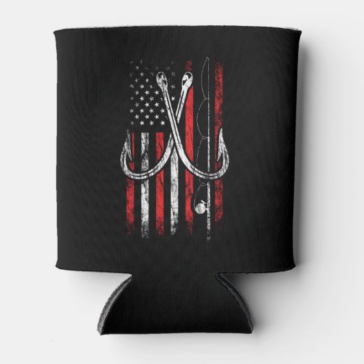 Vissers - Gevist - Amerikaanse vlag - Gevist Blikjeskoeler (Voorkant)