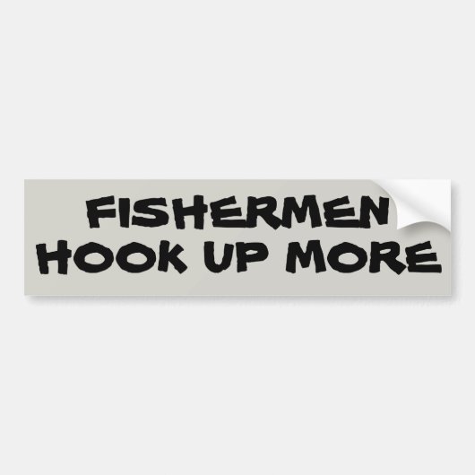 Vissers hebben meer last bumpersticker (Voorkant)