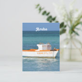 Vissers hut-strand briefkaart (Staand voorkant)