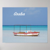 Vissers hut-strand poster (Voorkant)