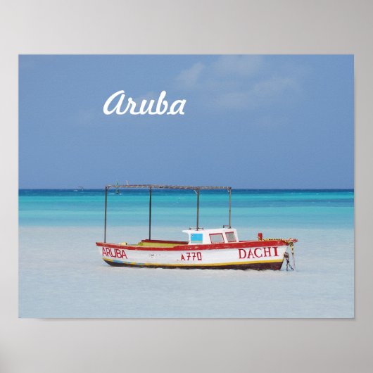 Vissers hut-strand poster (Voorkant)