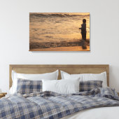 Vissers in Bali, Indonesië - Canvas Kunstprint Afdruk (Insitu (Slaapkamer))
