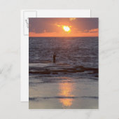 Vissers in Byblos op zonsondergang in Libanon Briefkaart (Voorkant / Achterkant)