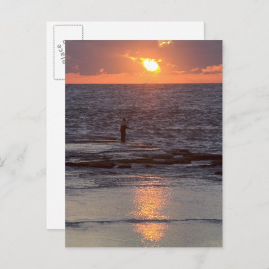 Vissers in Byblos op zonsondergang in Libanon Briefkaart (Voorkant / Achterkant)