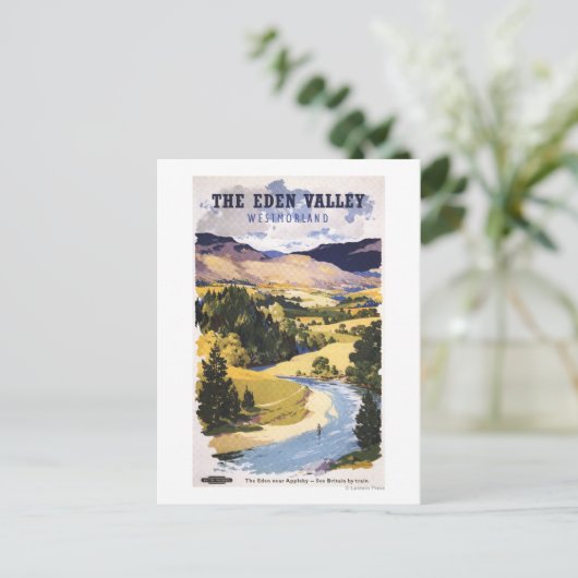 Vissers in de Eden Valley Briefkaart (Staand voorkant)