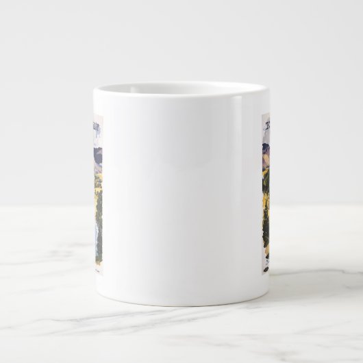 Vissers in de Eden Valley Grote Koffiekop (Voorkant)