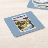 Vissers in de Eden Valley Kartonnen Onderzetters (Schuin)