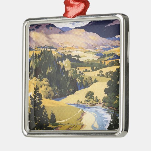 Vissers in de Eden Valley Metalen Ornament (Links)