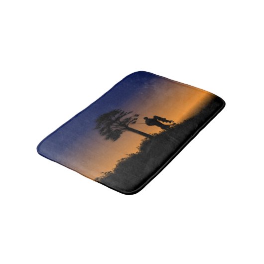 Vissers in Dusk Badmat (Gekanteld)