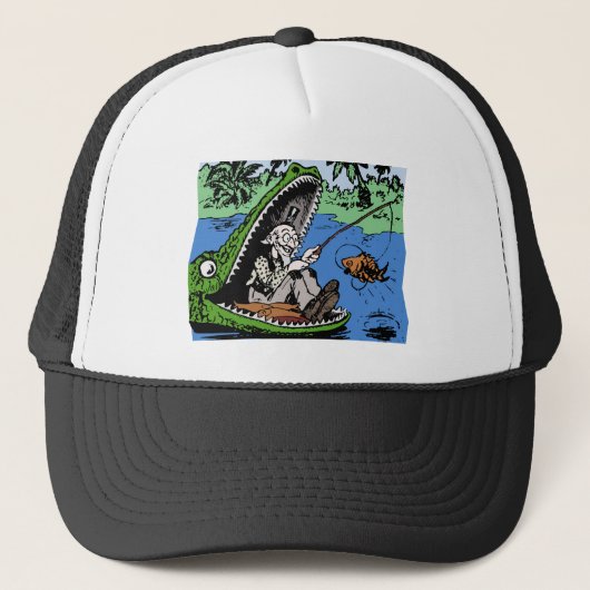 Vissers in een Gator Trucker Pet (Voorkant)