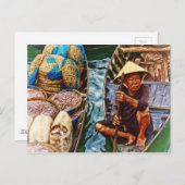 Vissers in Vietnam - Azië Briefkaart (Voorkant / Achterkant)