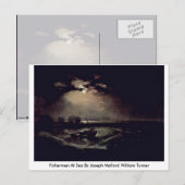 Vissers in Zee door Joseph Mallord William Turner Briefkaart (Voorkant / Achterkant)