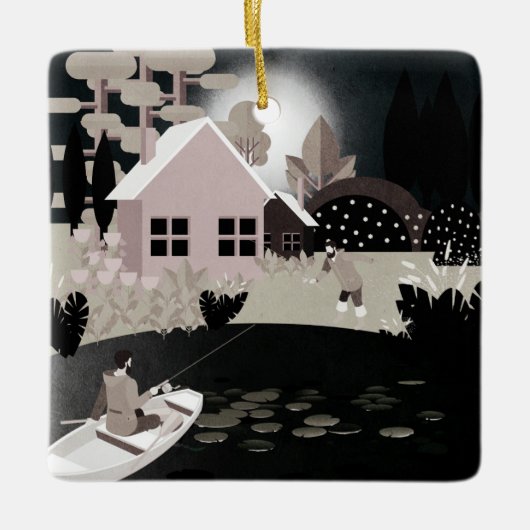 Vissers Keramisch Ornament (Voorkant)