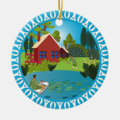 Vissers Keramisch Ornament (Voorkant)