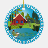 Vissers Keramisch Ornament (Achterkant)