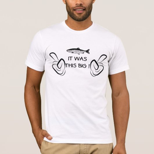 Vissers Lenght Funny T-Shirt (Voorkant)