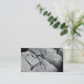 Vissers liefde visitekaartje (Staand voorkant)