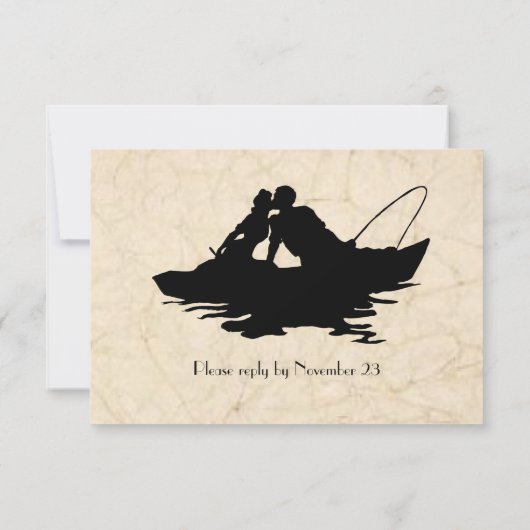  Vissers Liefhebbers Boot rsvp met enveloppen (Achterkant)