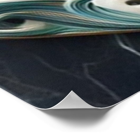 Vissers maanverlichte vangst poster (Hoek)