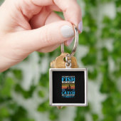 Vissers maken veel vis sleutelhanger (Hand)