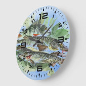 Vissers Mannen kever Acrylwand Grote Klok (Hoek)