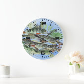 Vissers Mannen kever Acrylwand Grote Klok (Huis)